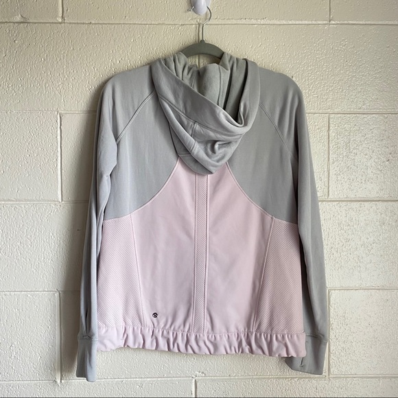 Lululemon Quarter Popover Pink and Grey Sweater - Picture 8 of 8